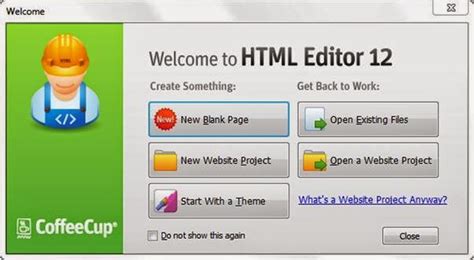 CoffeeCup HTML Editor 18.0